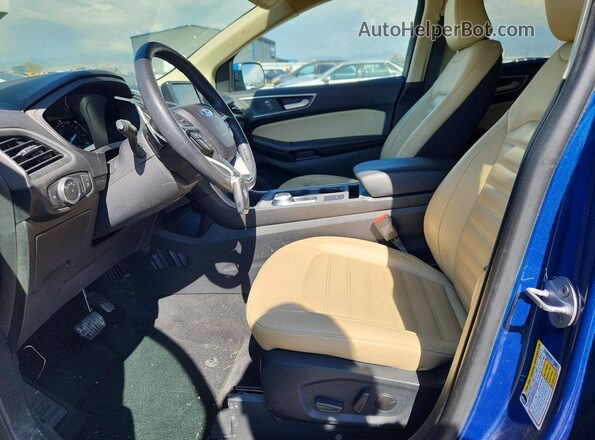 2FMPK4J91NBA22460 2022 FORD EDGE Blue Vista interior delantera