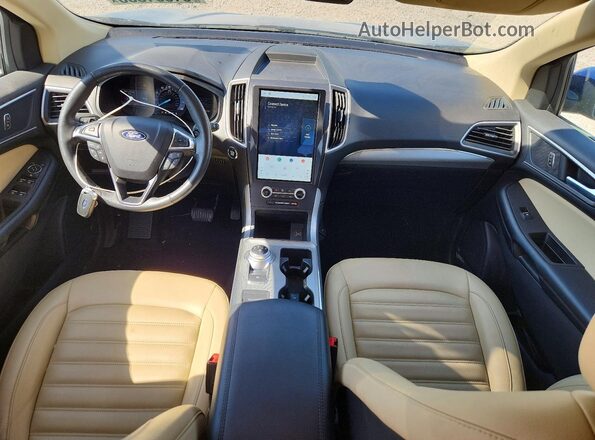 2FMPK4J91NBA22460 2022 FORD EDGE Blue Vista del salpicadero