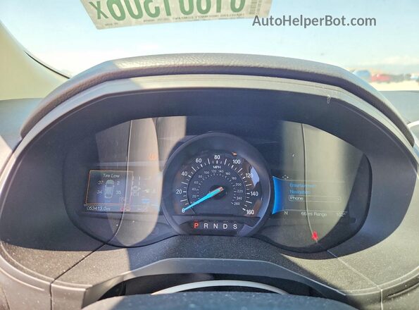 2FMPK4J91NBA22460 2022 FORD EDGE Blue Vista del cuadro de instrumentos