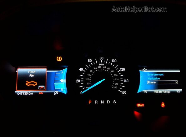 2FMPK4J91NBB02454 2022 FORD EDGE Gray ხელსაწყოთა პანელის ხედი
