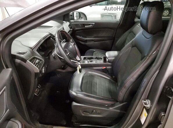 2FMPK4J91NBB02454 2022 FORD EDGE Gray წინა სალონის ხედი