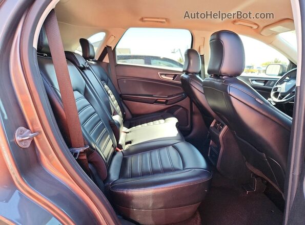 2FMPK4J91PBA30514 2023 FORD EDGE Gray Հետևի նստատեղերի տեսք
