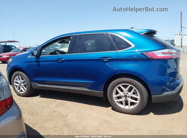 2FMPK4J91PBA42677 2023 FORD EDGE Blue Սալոնի 360 աստիճան տեսք