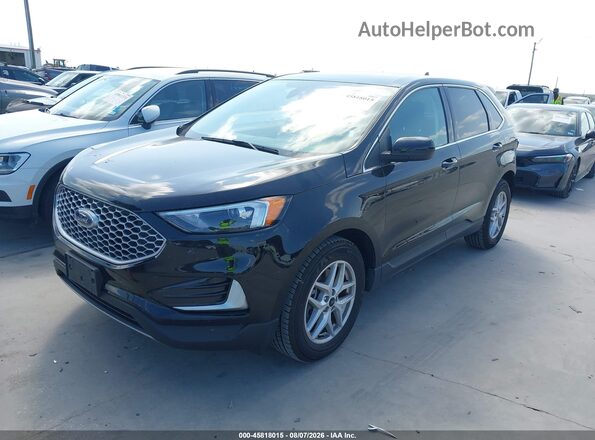 2FMPK4J91PBA56076 2023 FORD EDGE Black წინა მარცხენა ხედი სამი მეოთხედიდან