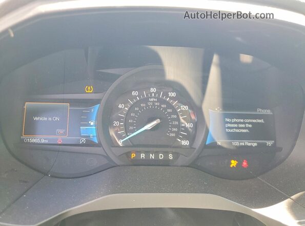 2FMPK4J91RBA26370 2024 FORD EDGE Silver Instrument cluster view