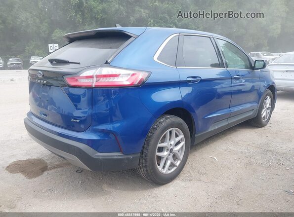 2FMPK4J91RBA78680 2024 FORD EDGE Blue უკანა მარჯვენა