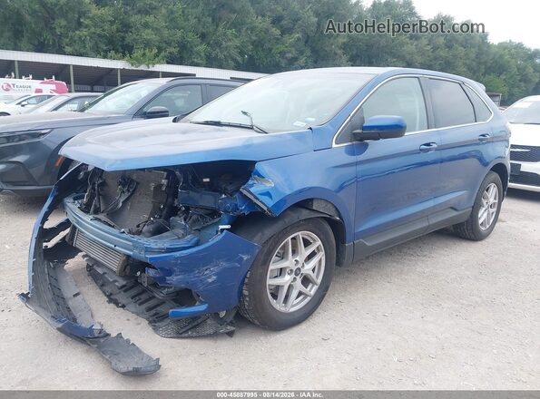 2FMPK4J91RBA78680 2024 FORD EDGE Blue წინა მარცხენა ხედი სამი მეოთხედიდან