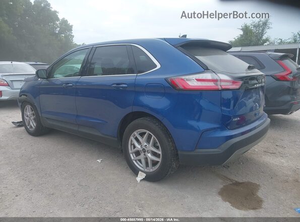 2FMPK4J91RBA78680 2024 FORD EDGE Blue უკანა მარცხენა