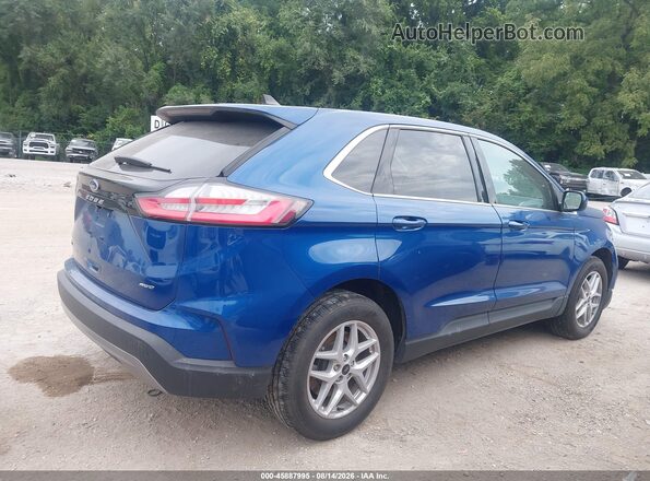 2FMPK4J91RBA78680 2024 FORD EDGE Blue უკანა სალონის ხედი