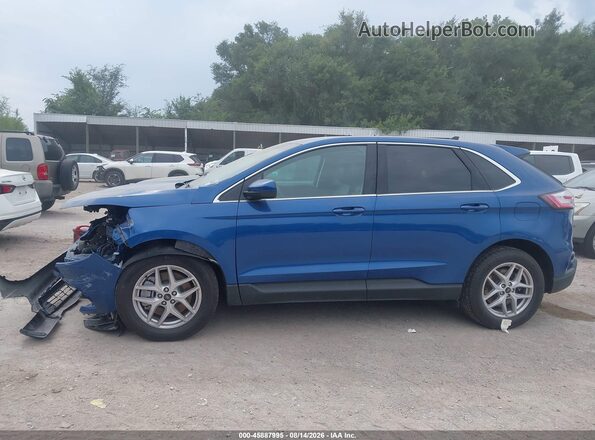 2FMPK4J91RBA78680 2024 FORD EDGE Blue სალონის 360-გრადუსიანი ხედი