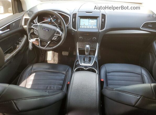 2FMPK4J92GBC18782 2016 FORD EDGE Gray Vista del salpicadero