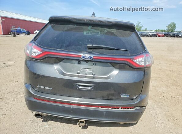 2FMPK4J92GBC18782 2016 FORD EDGE Gray Vista trasera