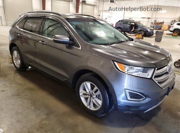 2FMPK4J92GBC50406 2016 FORD EDGE Gray Առջևի աջ