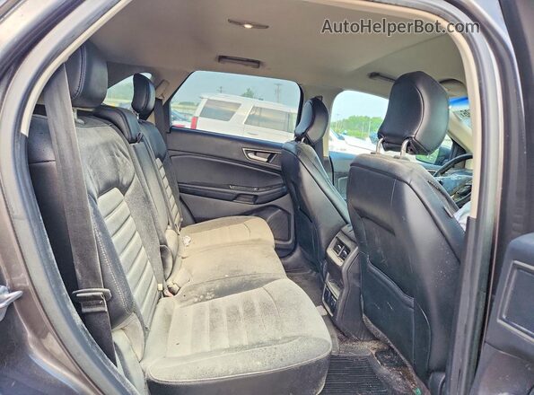 2FMPK4J92HBB40280 2017 FORD EDGE Gray Vista interior trasera