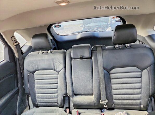 2FMPK4J92HBB40280 2017 FORD EDGE Gray Vista de los asientos traseros
