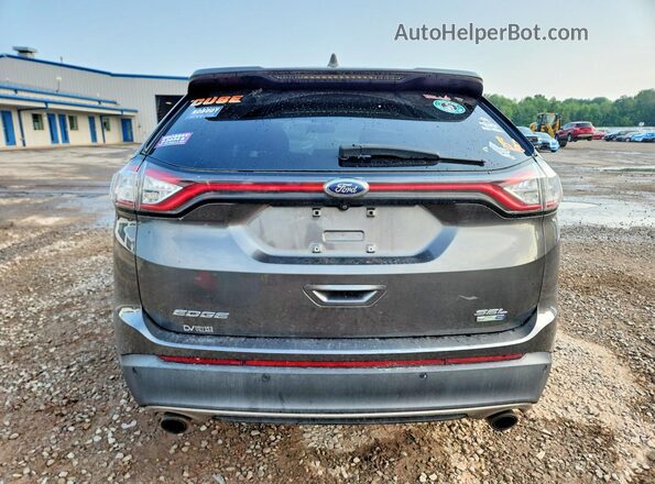 2FMPK4J92HBB40280 2017 FORD EDGE Gray Vista trasera