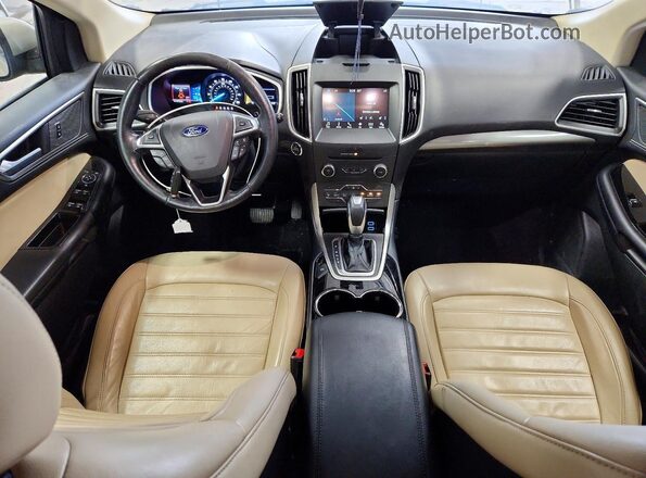 2FMPK4J92HBB53577 2017 FORD EDGE Beige Vista del salpicadero