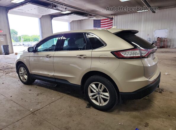 2FMPK4J92HBB53577 2017 FORD EDGE Beige Trasero izquierdo