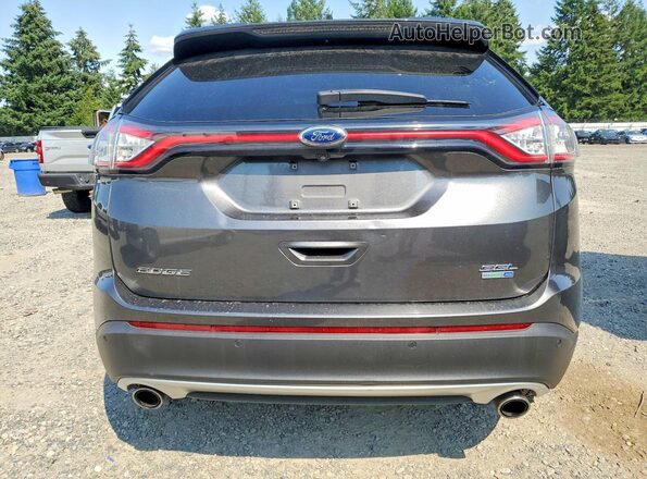 2FMPK4J92HBC56675 2017 FORD EDGE Gray Rear view