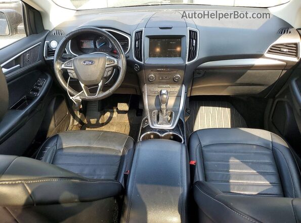 2FMPK4J92HBC56675 2017 FORD EDGE Gray Dashboard view