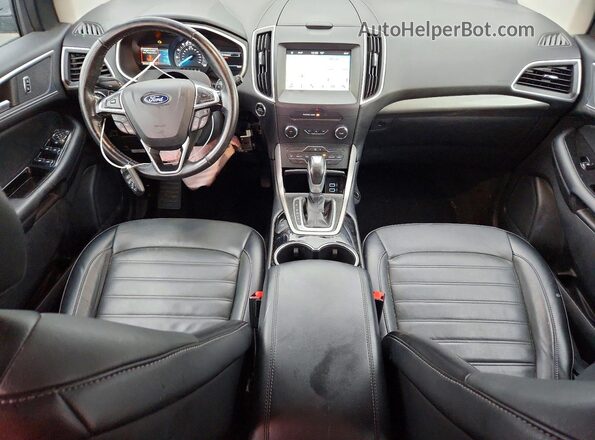 2FMPK4J92JBC02976 2018 FORD EDGE Silver Առջևի վահանակի տեսք