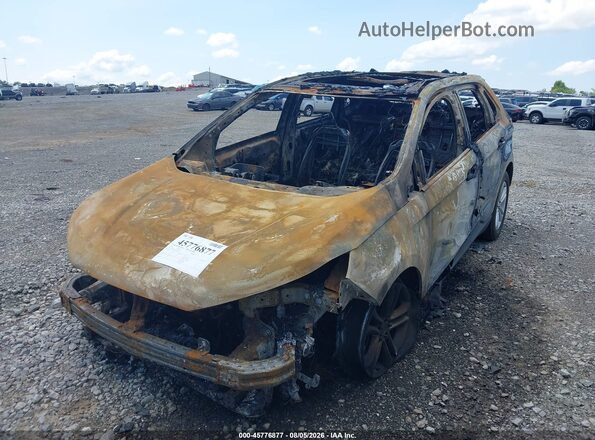 2FMPK4J92KBC25174 2019 FORD EDGE Blue Widok z przodu