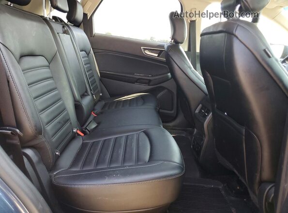 2FMPK4J92KBC46445 2019 FORD EDGE Blue Вид задньої частини салону