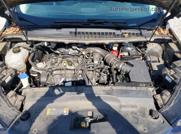 2FMPK4J92KBC46445 2019 FORD EDGE Blue Вид підкапотного простору
