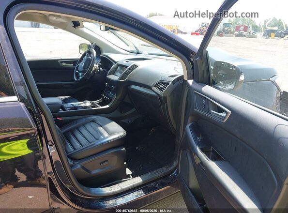 2FMPK4J92LBA08936 2020 FORD EDGE Black Вид салону спереду