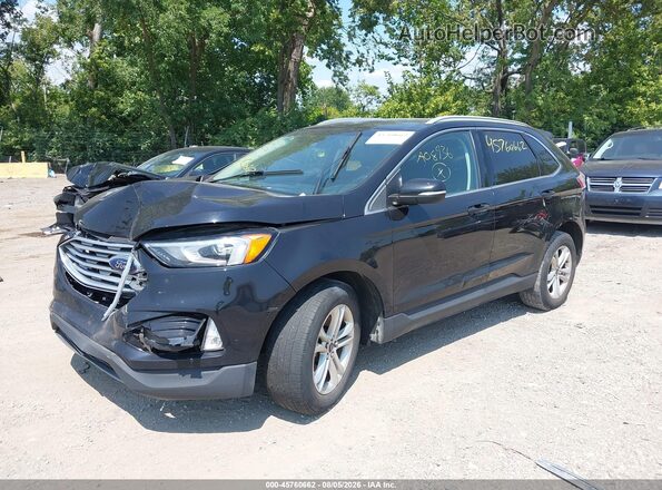 2FMPK4J92LBA08936 2020 FORD EDGE Black Передня ліва чверть
