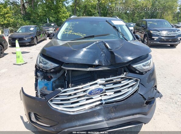 2FMPK4J92LBA08936 2020 FORD EDGE Black Вид щитка приладів