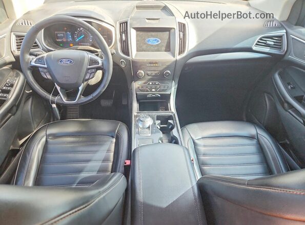 2FMPK4J92LBA15191 2020 FORD EDGE Черный Вид панели приборов