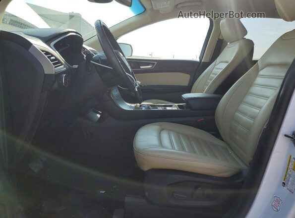 2FMPK4J92LBA31312 2020 FORD EDGE White Widok wnętrza z przodu