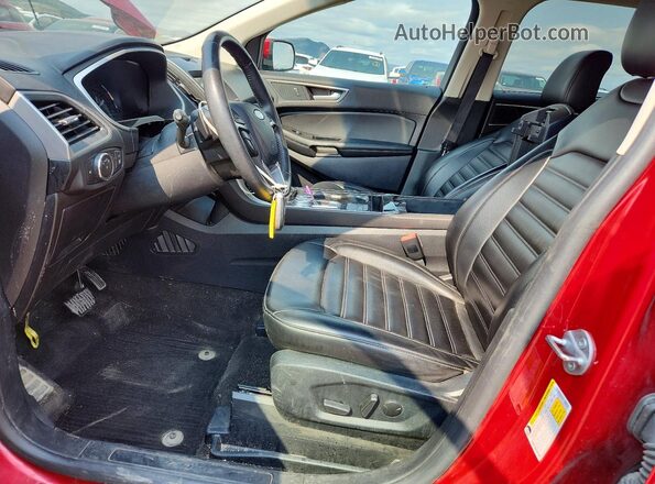 2FMPK4J92LBA94796 2020 FORD EDGE Красный Вид салона спереди