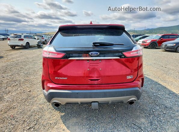 2FMPK4J92LBA94796 2020 FORD EDGE Красный Вид сзади
