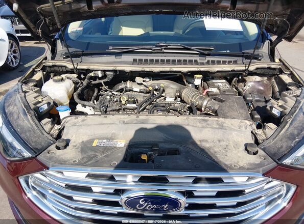 2FMPK4J92LBB57007 2020 FORD EDGE Maroon Rear view