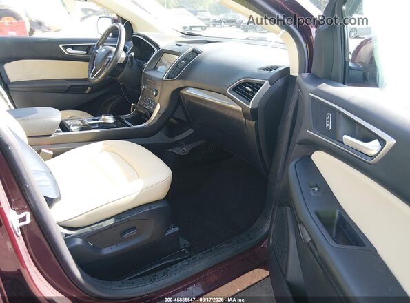 2FMPK4J92LBB57007 2020 FORD EDGE Maroon Front interior view