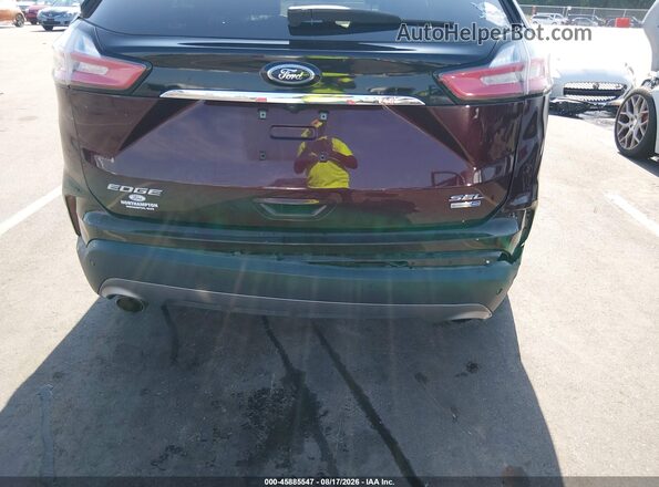 2FMPK4J92LBB57007 2020 FORD EDGE Maroon Front view