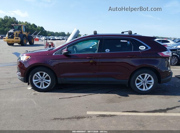 2FMPK4J92LBB57007 2020 FORD EDGE Maroon 360 interior view