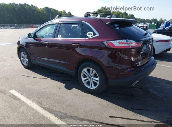 2FMPK4J92LBB57007 2020 FORD EDGE Maroon Rear left