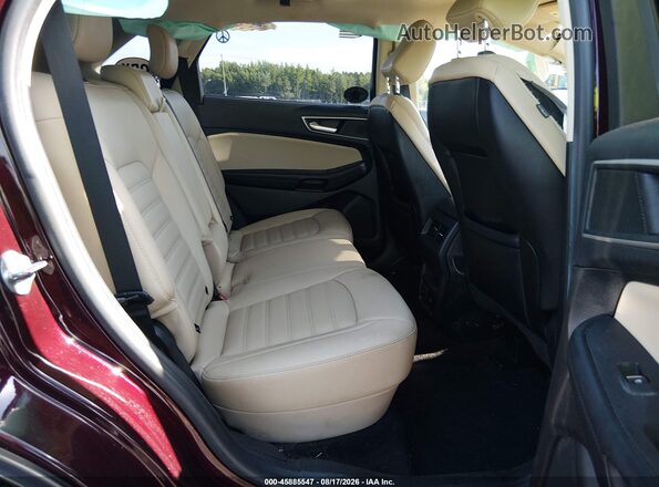 2FMPK4J92LBB57007 2020 FORD EDGE Maroon VIN sticker view