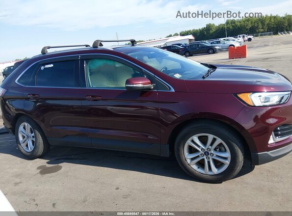 2FMPK4J92LBB57007 2020 FORD EDGE Maroon Rear interior view