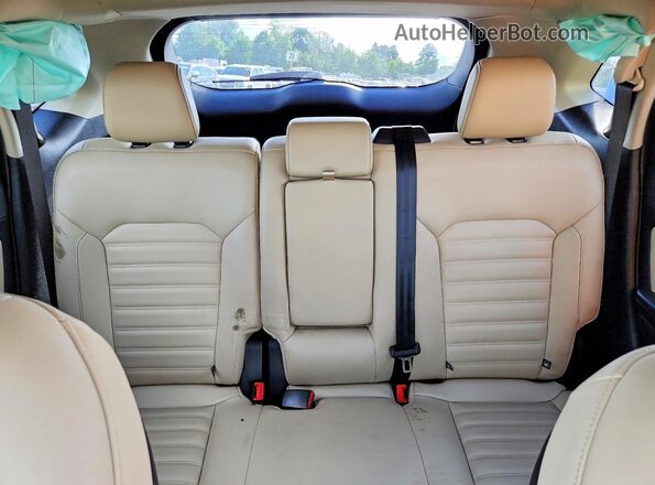 2FMPK4J92NBA64264 2022 FORD EDGE Black Widok tylnych siedzeń