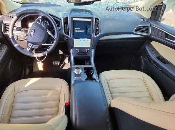 2FMPK4J92NBA64264 2022 FORD EDGE Black Widok deski rozdzielczej
