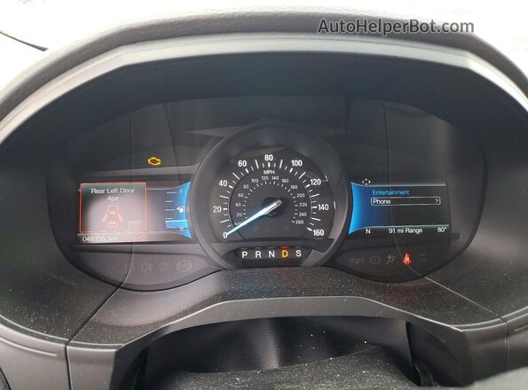 2FMPK4J92NBB15701 2022 FORD EDGE Silver Սարքավորումների վահանակի տեսք