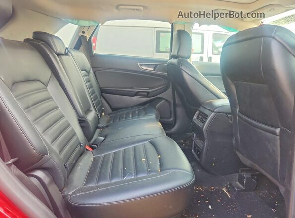 2FMPK4J92PBA09168 2023 FORD EDGE Red Vista interior trasera