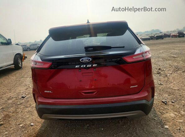 2FMPK4J92PBA09168 2023 FORD EDGE Red Vista trasera