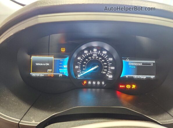 2FMPK4J92PBA34202 2023 FORD EDGE Gray Instrument cluster view