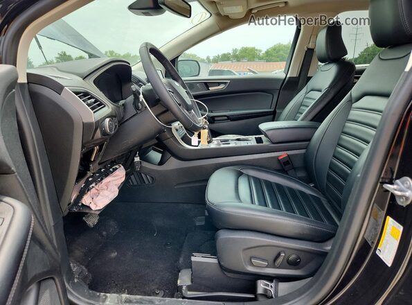 2FMPK4J92RBB24615 2024 FORD EDGE Черный Вид салона спереди