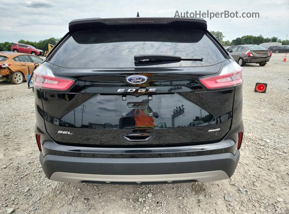 2FMPK4J92RBB24615 2024 FORD EDGE Черный Вид сзади